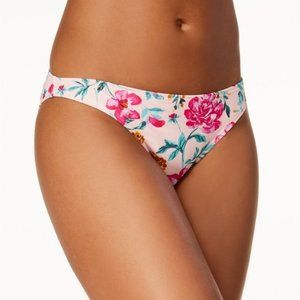 CALIFORNIA WAVES PINK FLORAL BIKINI BOTTOMS NWT